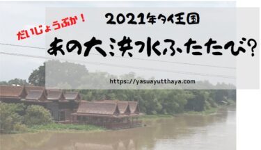 2021年タイ国アユタヤ県洪水の懸念